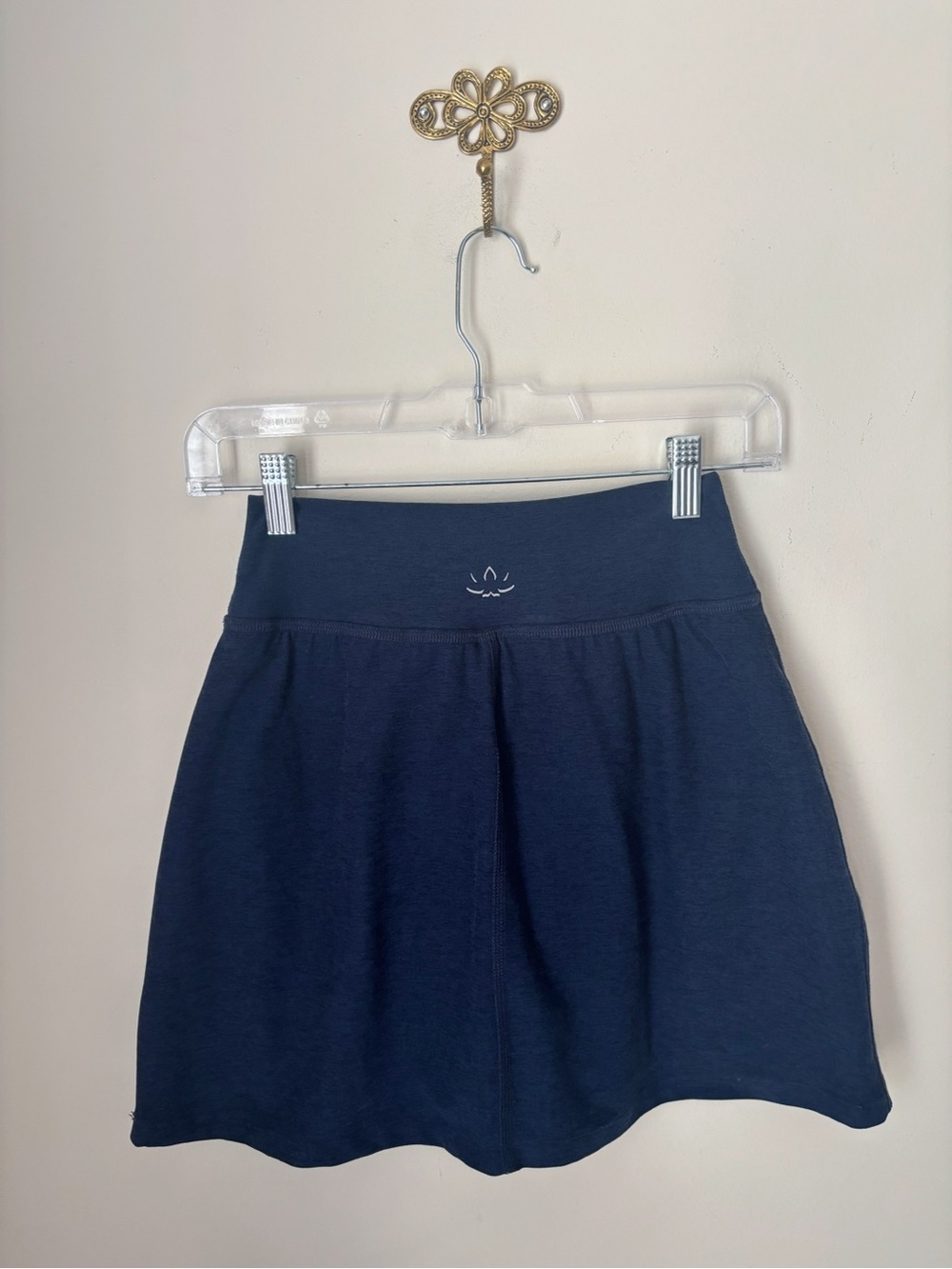 Beyond Yoga Blue Spacedye Movement Skirt Small - Picture 3 of 5